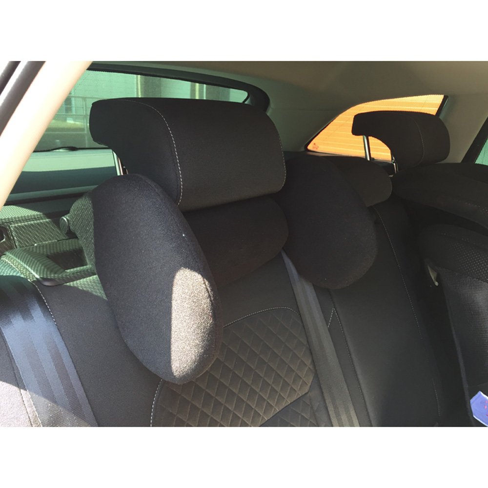 AUTO-STYLE Comfortline uniwersalny regulowany zagłówek podróżny, kolor czarny