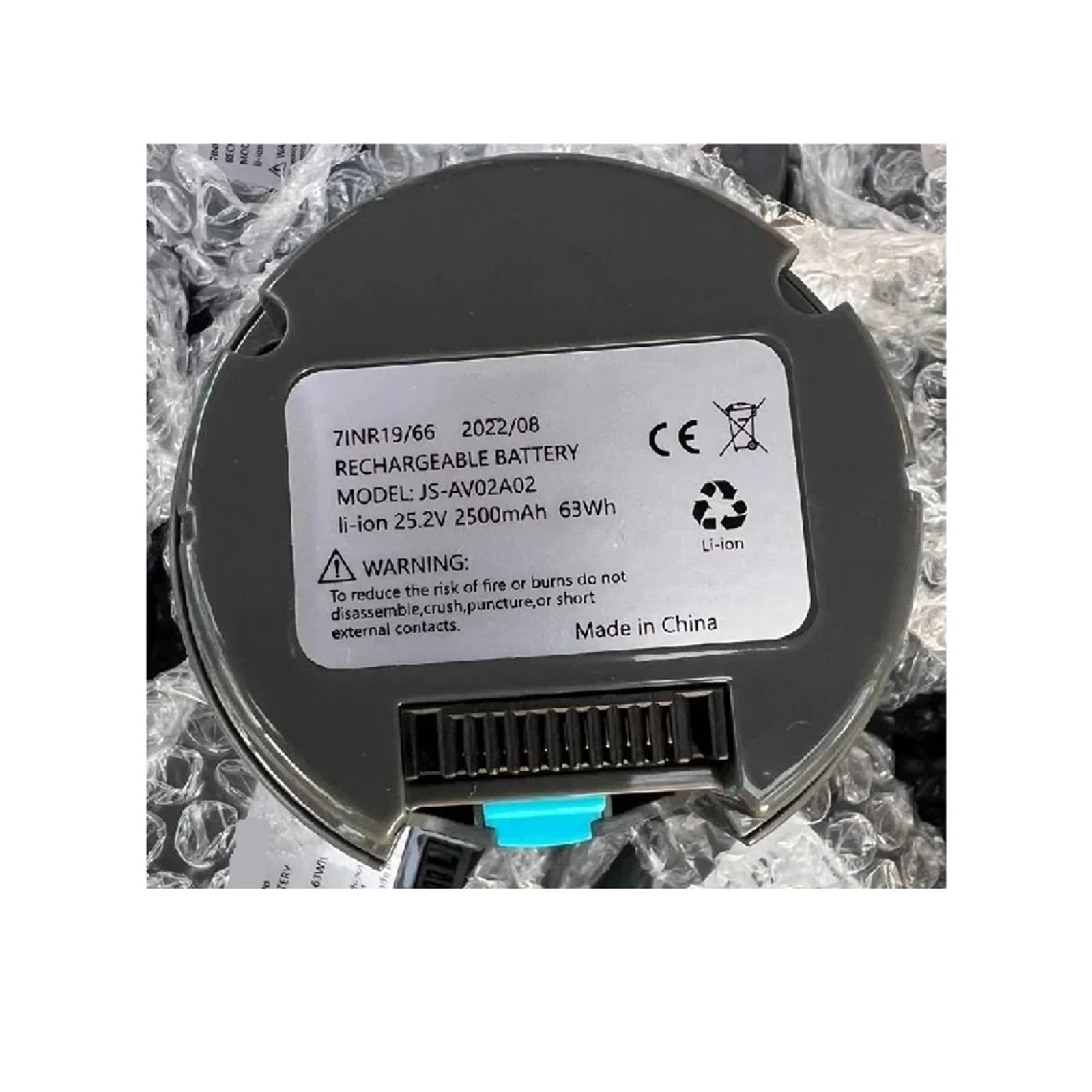 Batterie Lithium Ion  2 600 MAh, 25,2 V  Pour Aspirateur Cord Zero A9 Lg Eac63382208 86549612