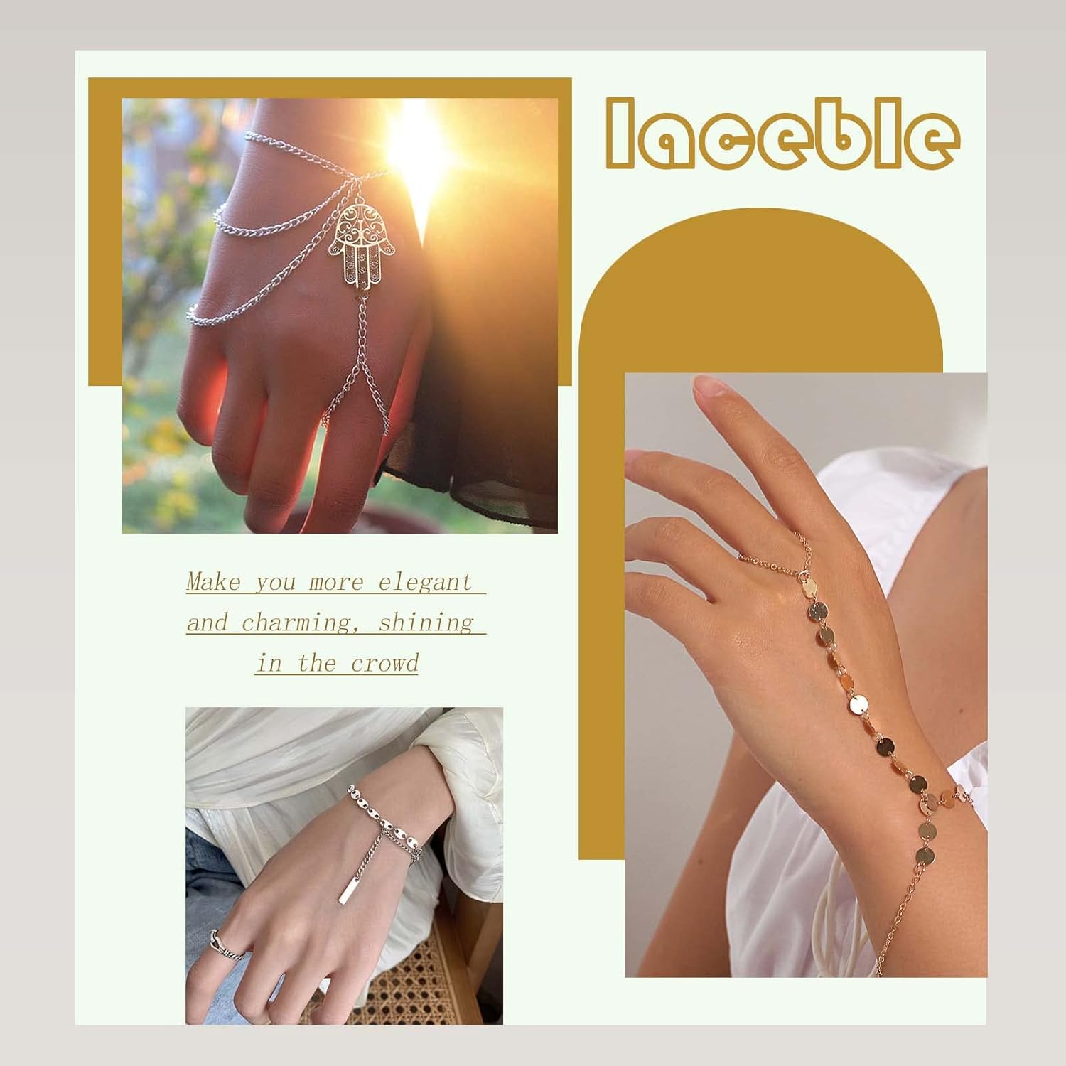 Sparkly Rhinestone Open Bangle Bracelet Silver Crystal Cuff Bracelet Crystal Tennis Cuff Bangle Prom Party Wedding Bracelet Jewelry for Women - Image 8