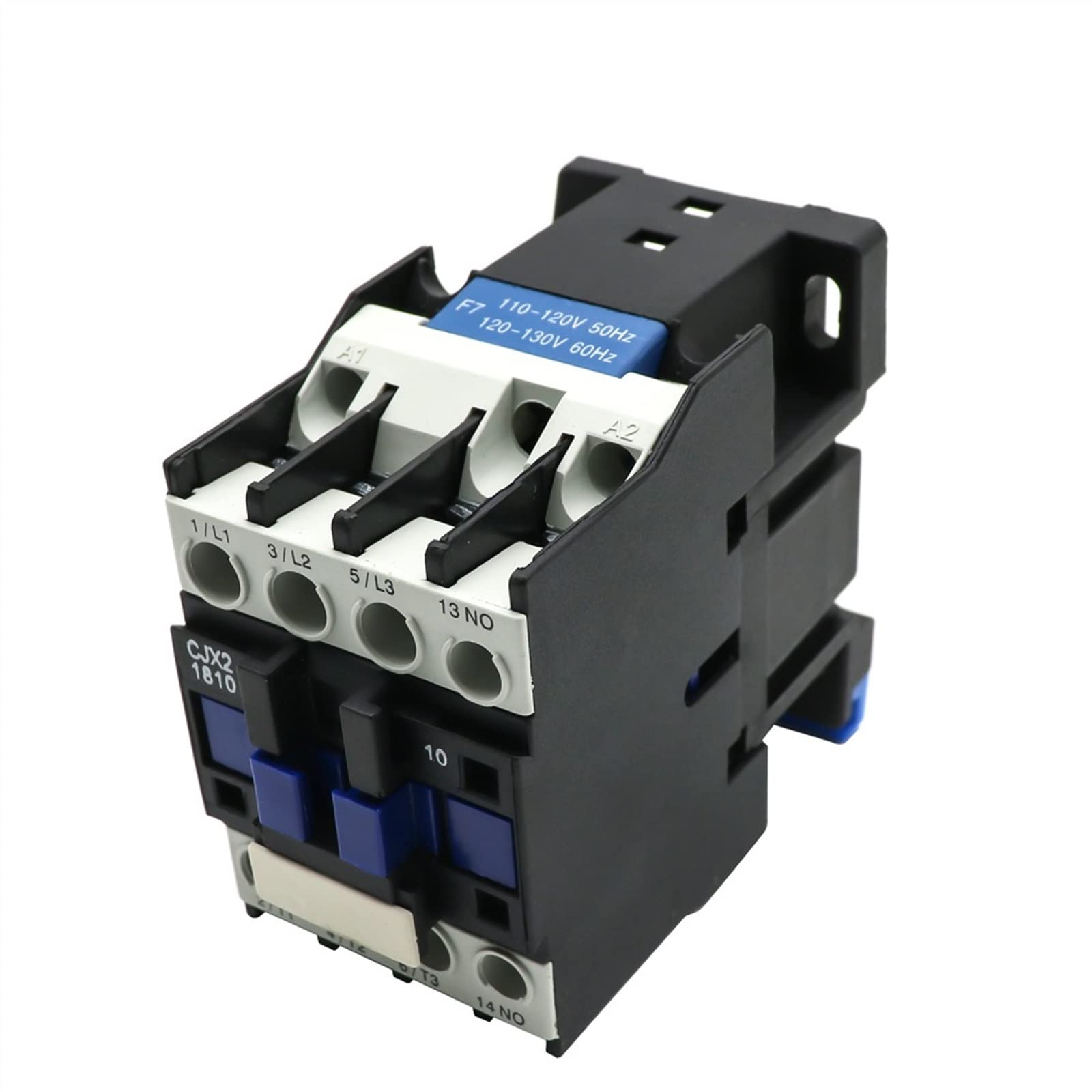 Contacteur CA LC1 18A triphasé 3 pôles rail DIN avec bobine AC 380V