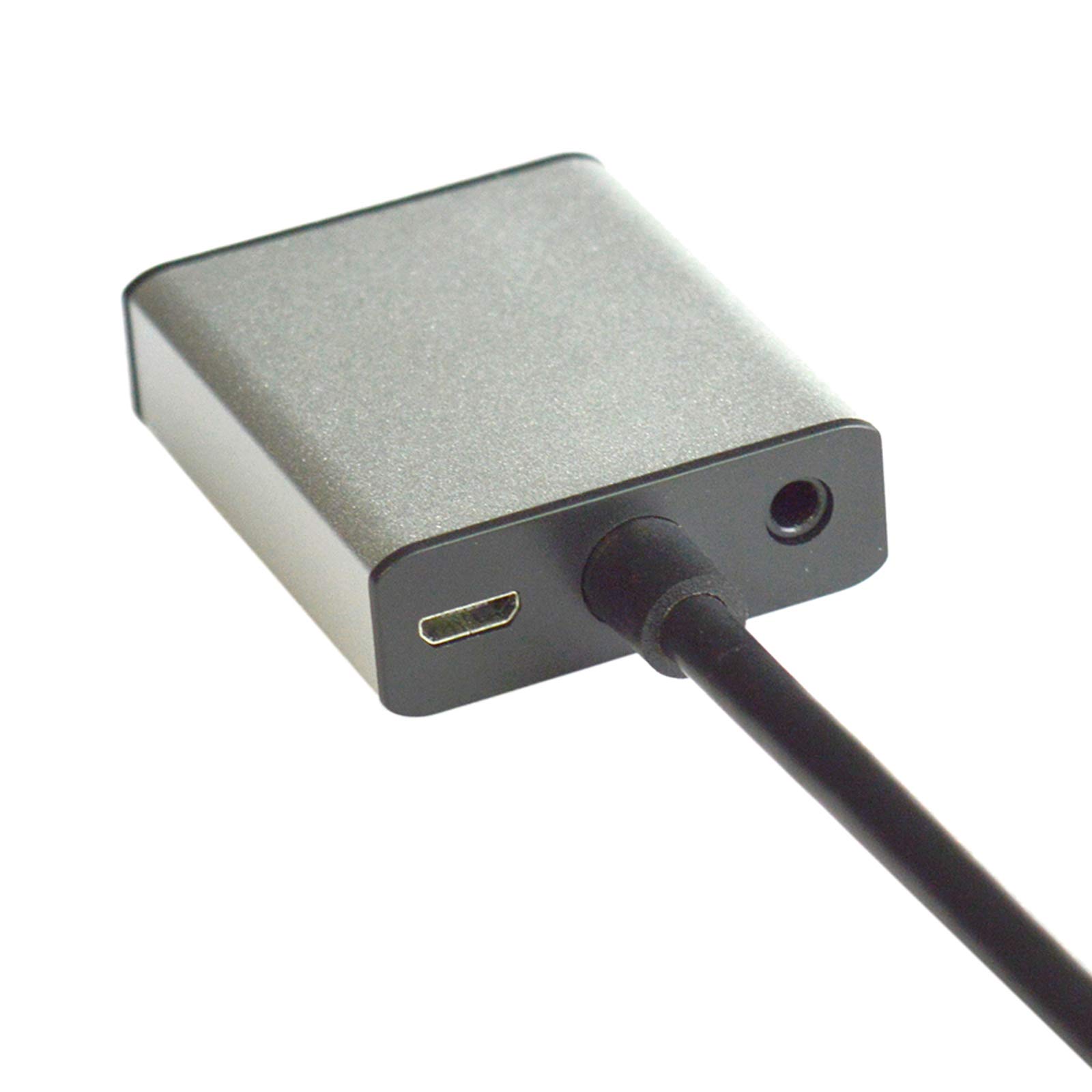 Value 12993119 Câble Adaptateur HDMI vers VGA et 3,5 mm Audio (stéréo) Argent