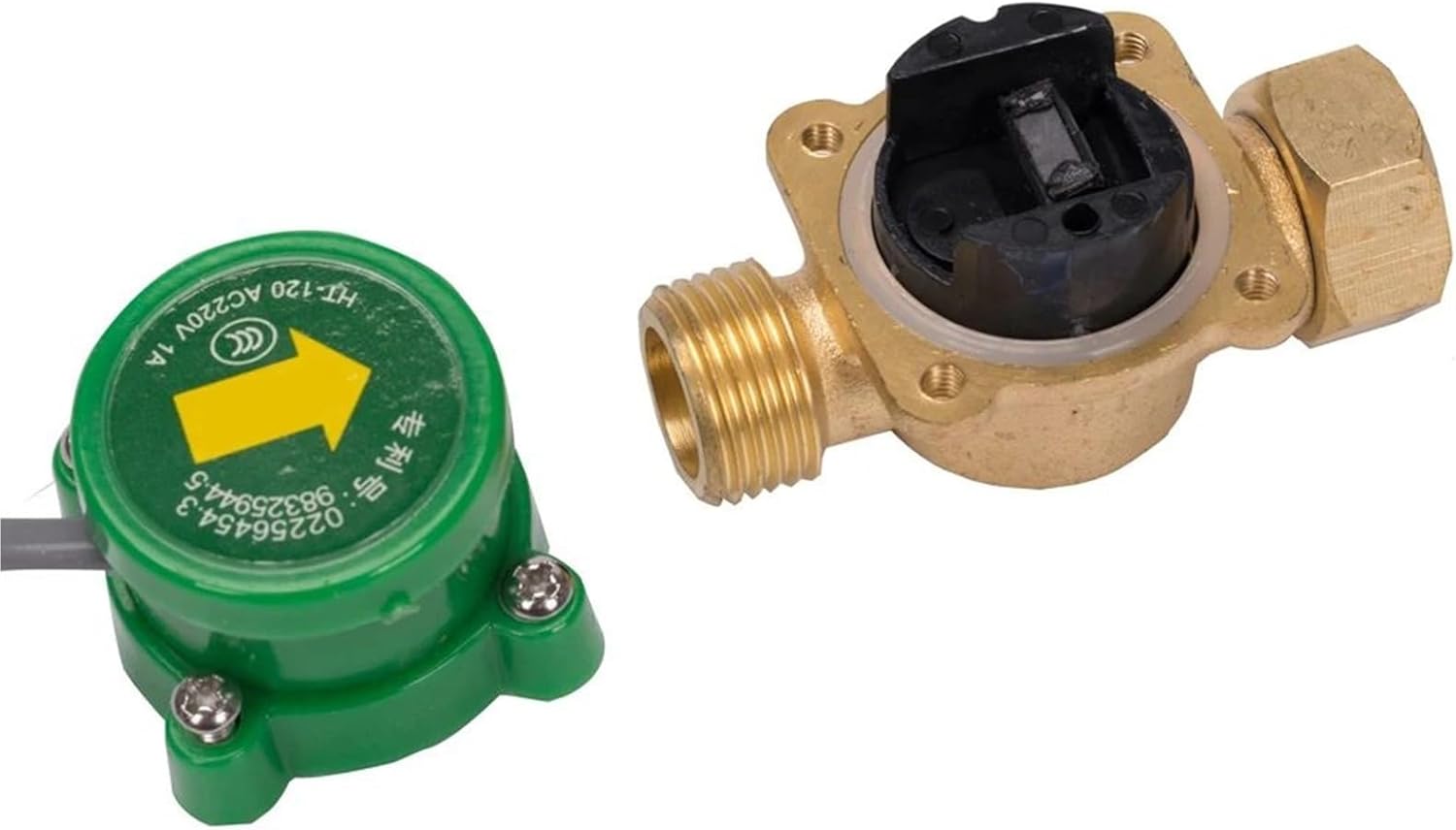 HT-120 G1 To 3/4 Full Copper Automatic Electronic Magnetic Hall Pressure Water Pump Flow Sensor Switch Home Shower Control Valve(HT-120 32MM-26MM)
