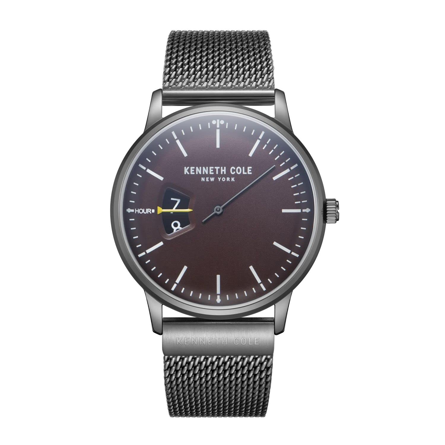 Kenneth Cole Analog Brown Dial Mens Watch-KCWGH2221103MN (B0BHW47391) Amazon Price History, Amazon Price Tracker