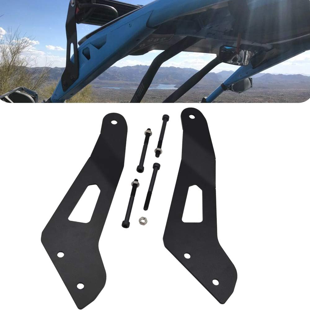 Compatible with 50 '' LED Light Bar Upper Roof Windshield Mounting Brackets Fit Can