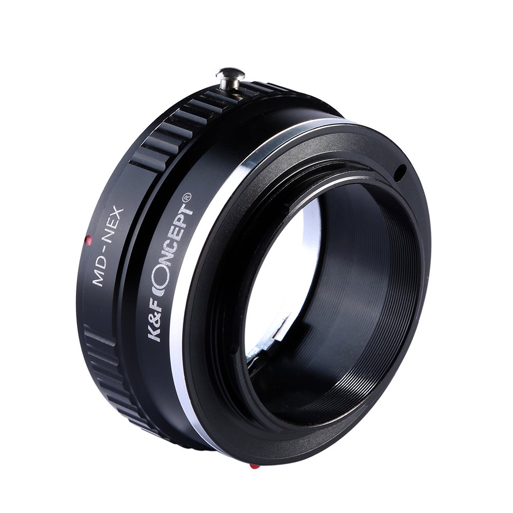 K&F CONCEPT MD-NEX Objektiv Adapterring Objektivadapter Objektiv Adapter e Mount für Minolta MD MC Objektive Kompatibel mit Sony NEX E-Mount Kamera
