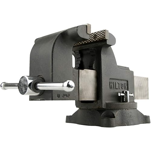 Wilton WS8 Shop Vise, 8" Jaw Width and Opening, 4" Throat (63304)
