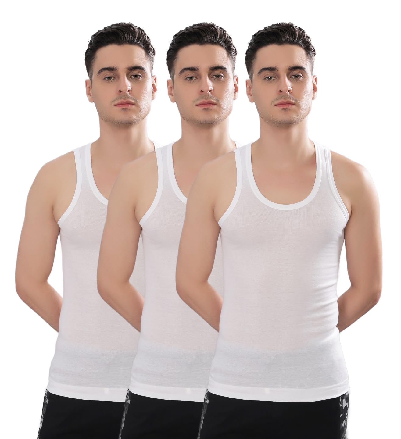 dollar bigboss Men's Solid Regular Fit Vest-picture-24