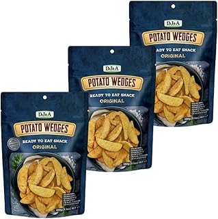 ポテトウェッジ オリジナル 100g × 3個セット 皮付き 厚切り じゃがいも スナック 低温調理 クリスピー 塩味 ナチュラル 菓子 おつまみ まとめ買い