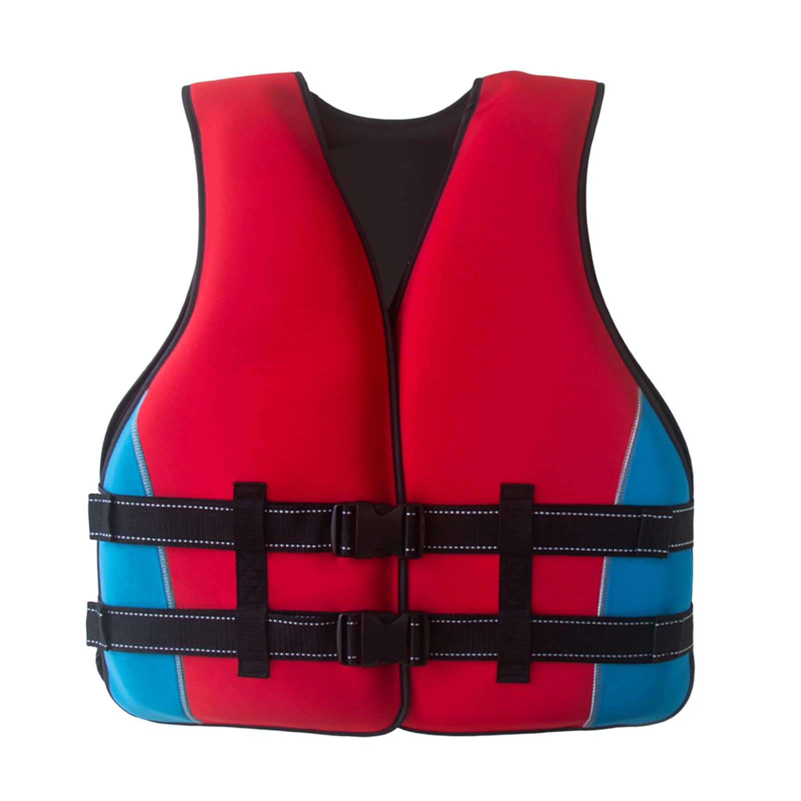 Adults Swim-Jacket Youth Waterproof Swim Jacket Waistcoat Adjustable Swim Vest Unisex for Boarding, Kayaking, Fishing,Watersports (Red, One Size)