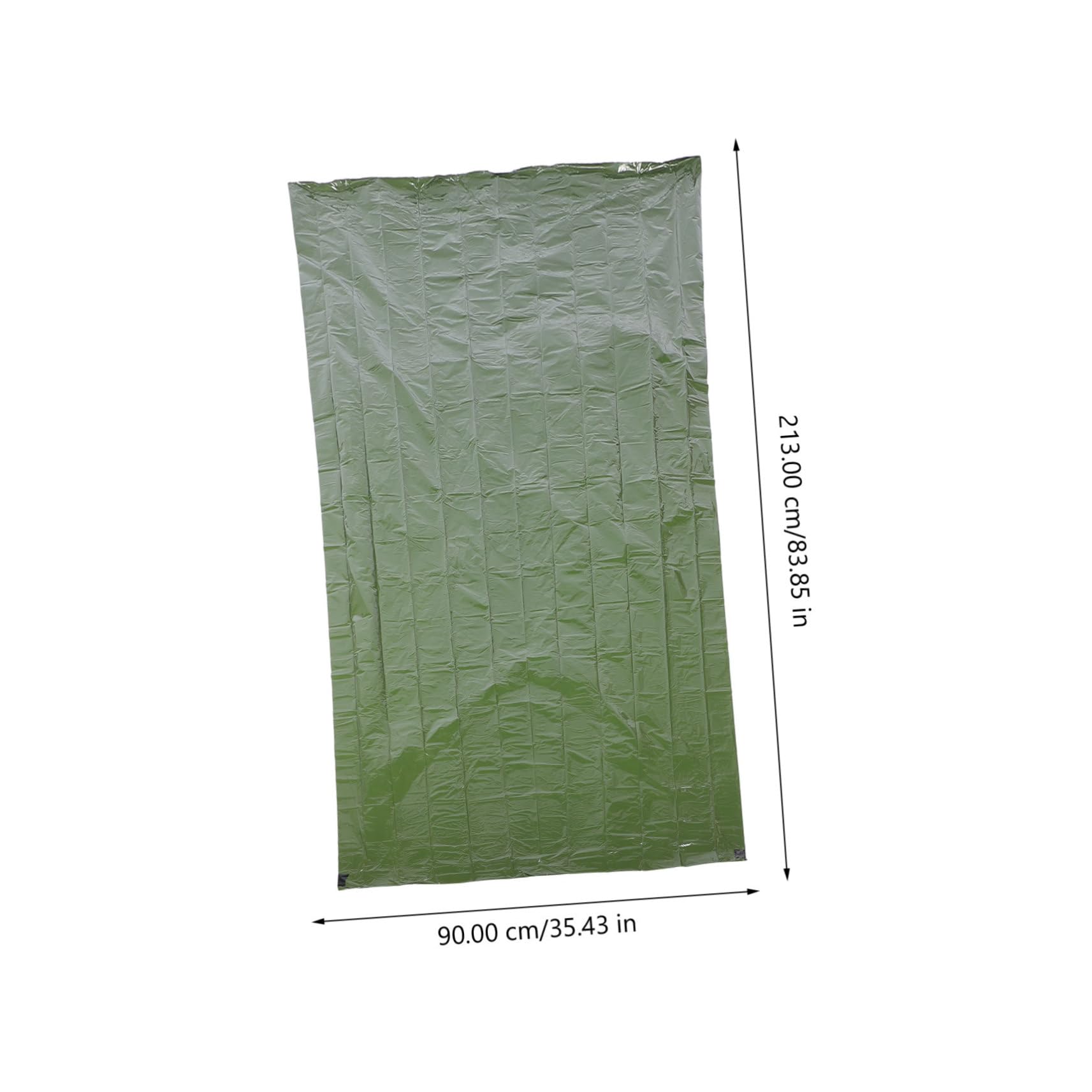 Kisangel 5 Sätze Notfall Schlafsack Aluminiumfolie mit Tragetasche Kompakter Ultraleichter Schlafsack für Camping Trekking und Outdoor Aktivitäten zur Körpertemperaturkontrolle Notfällen