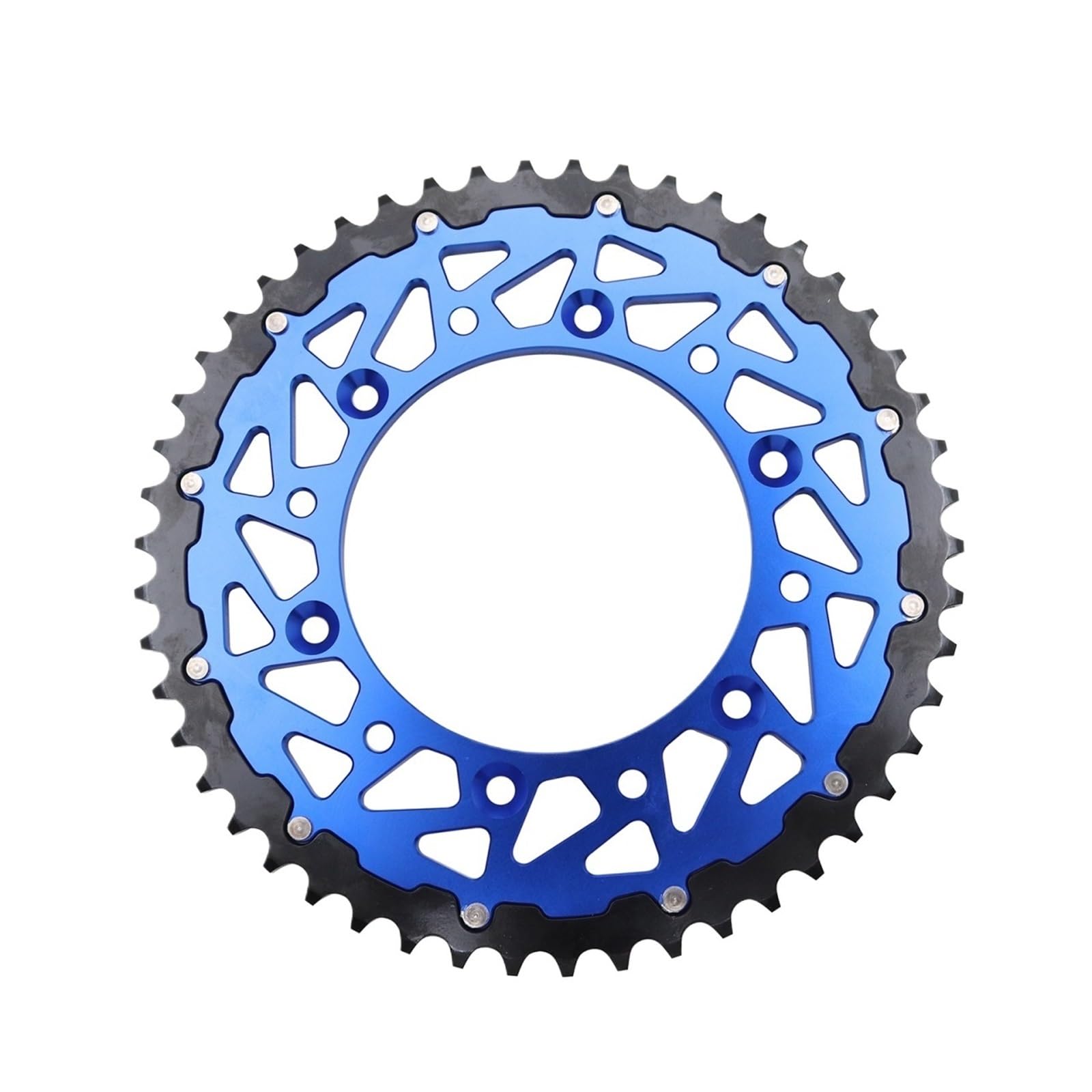 NKURTPC Motorcycle Sprocket Fit For EXC EXCF SX SXF XC XCF XCW XCFW SMR 125-530 50T 52T Motorcycle Rear Chain Sprocket(Blue 52T)