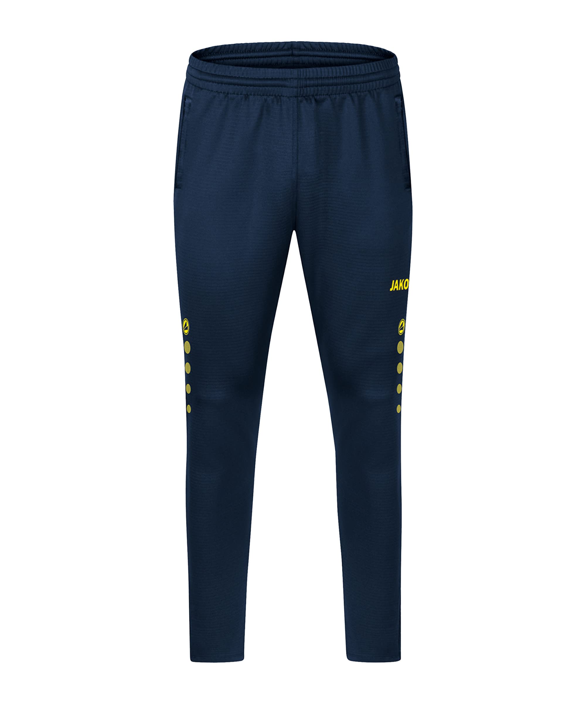 Jako Men's Navy/Neon Yellow Challenge Tracksuit Bottoms, Xl