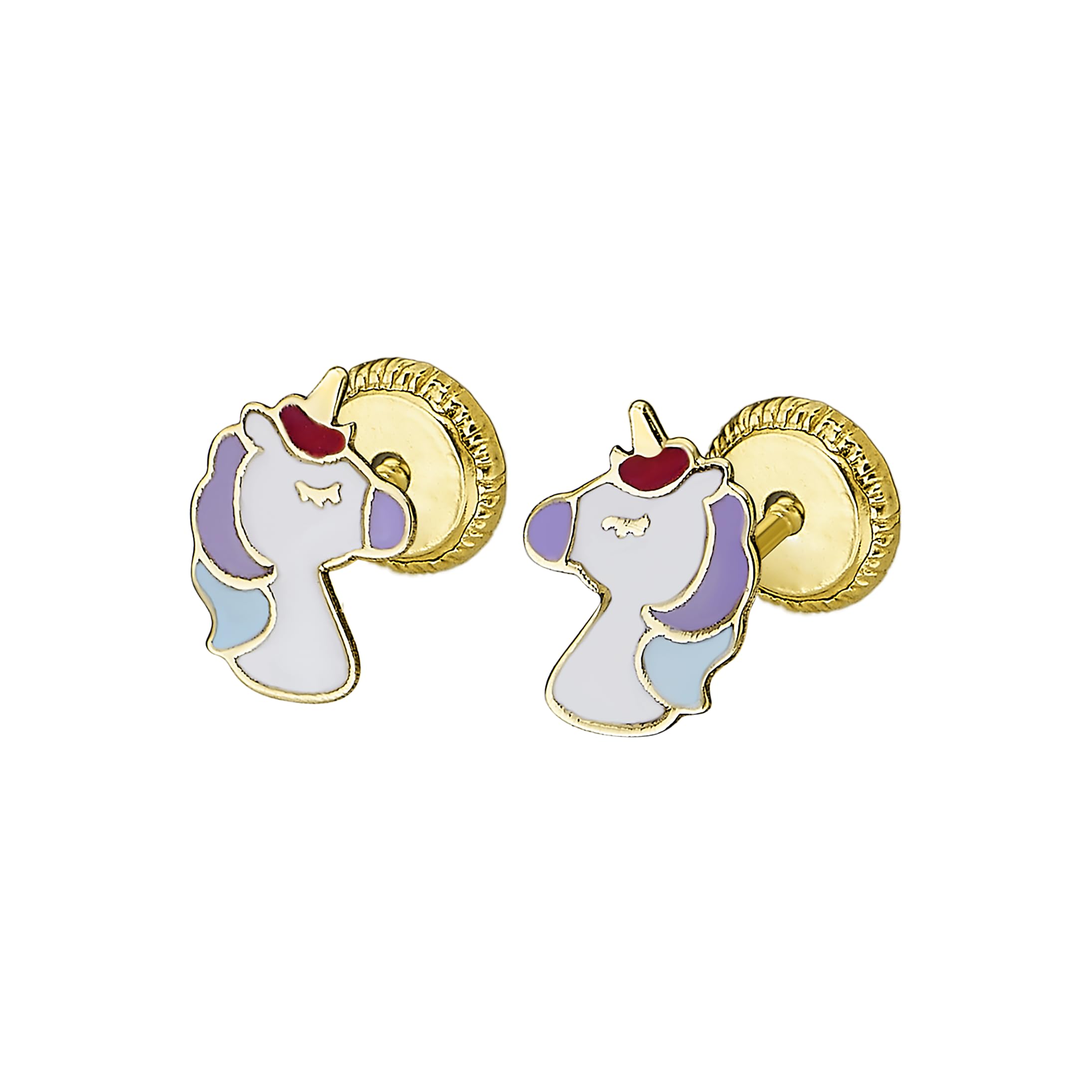 TIME ROAD Orecchini Neonato Bambina in Oro 9K LG00153/7
