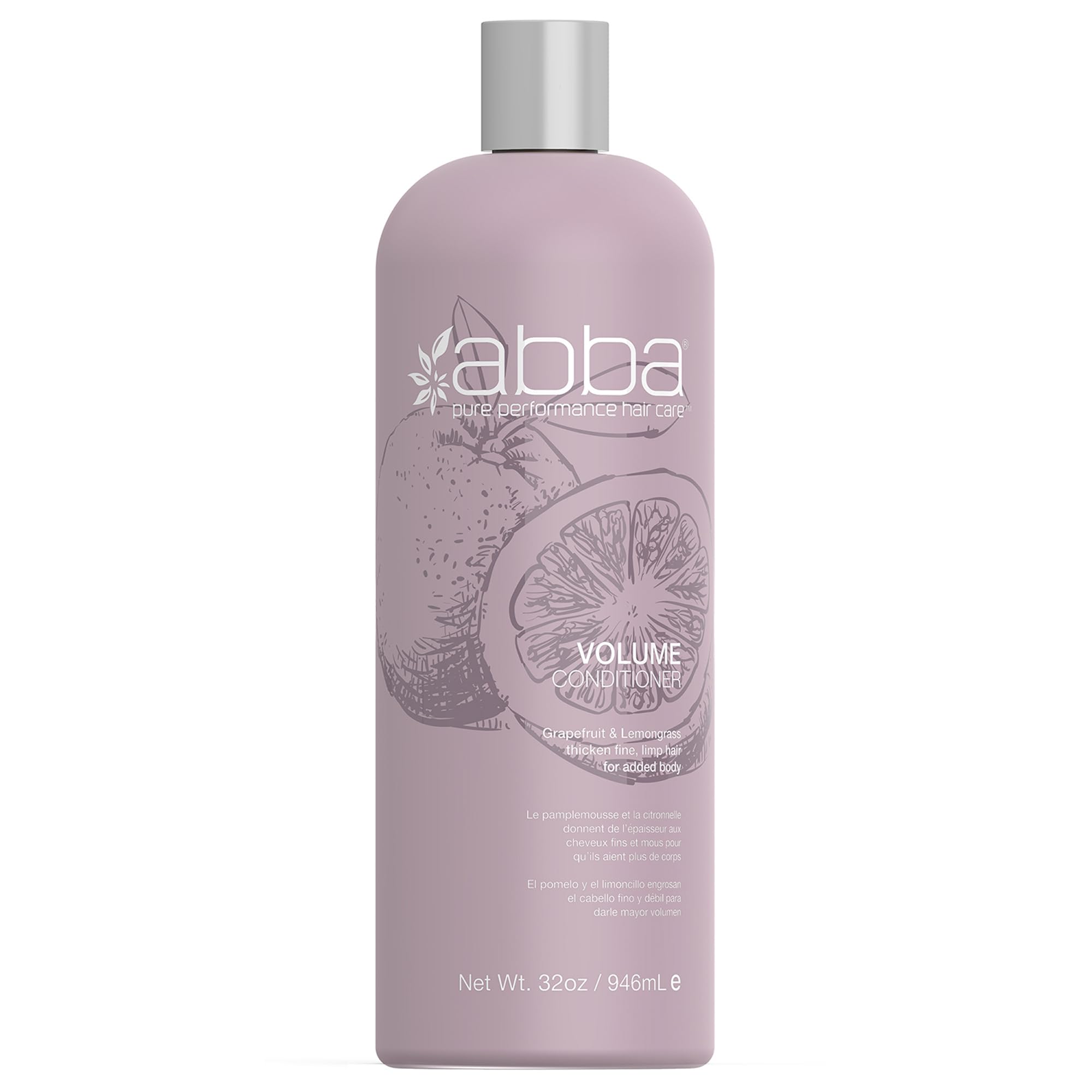 ABBA Volume Conditioner, Grapefruit & Lemongrass