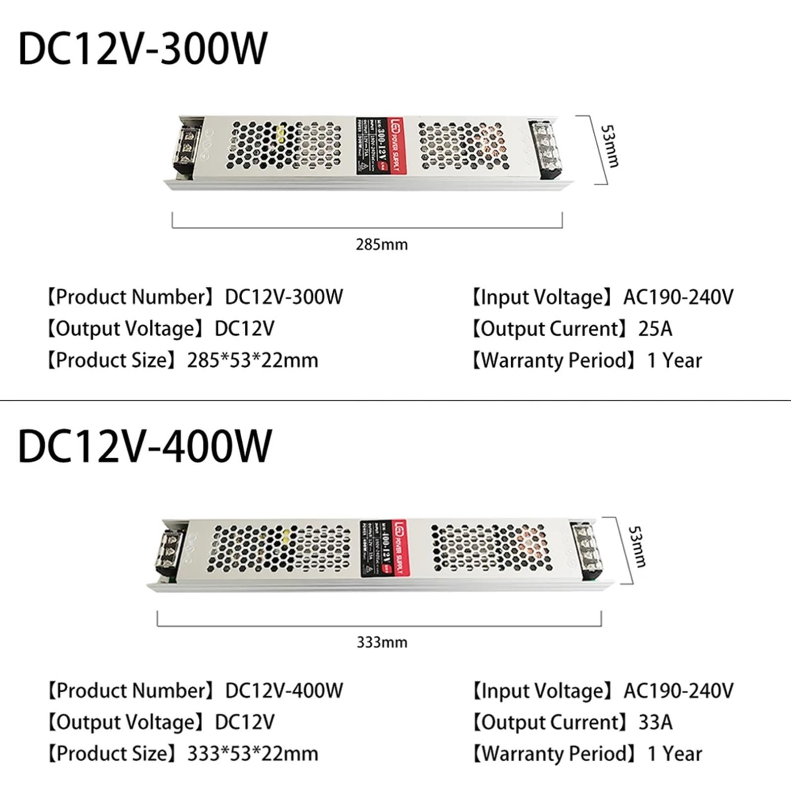 220V do 12V 60W150W400W LED zasilacz LED do paska świetlnego reklamy(Project DC12V 300W)