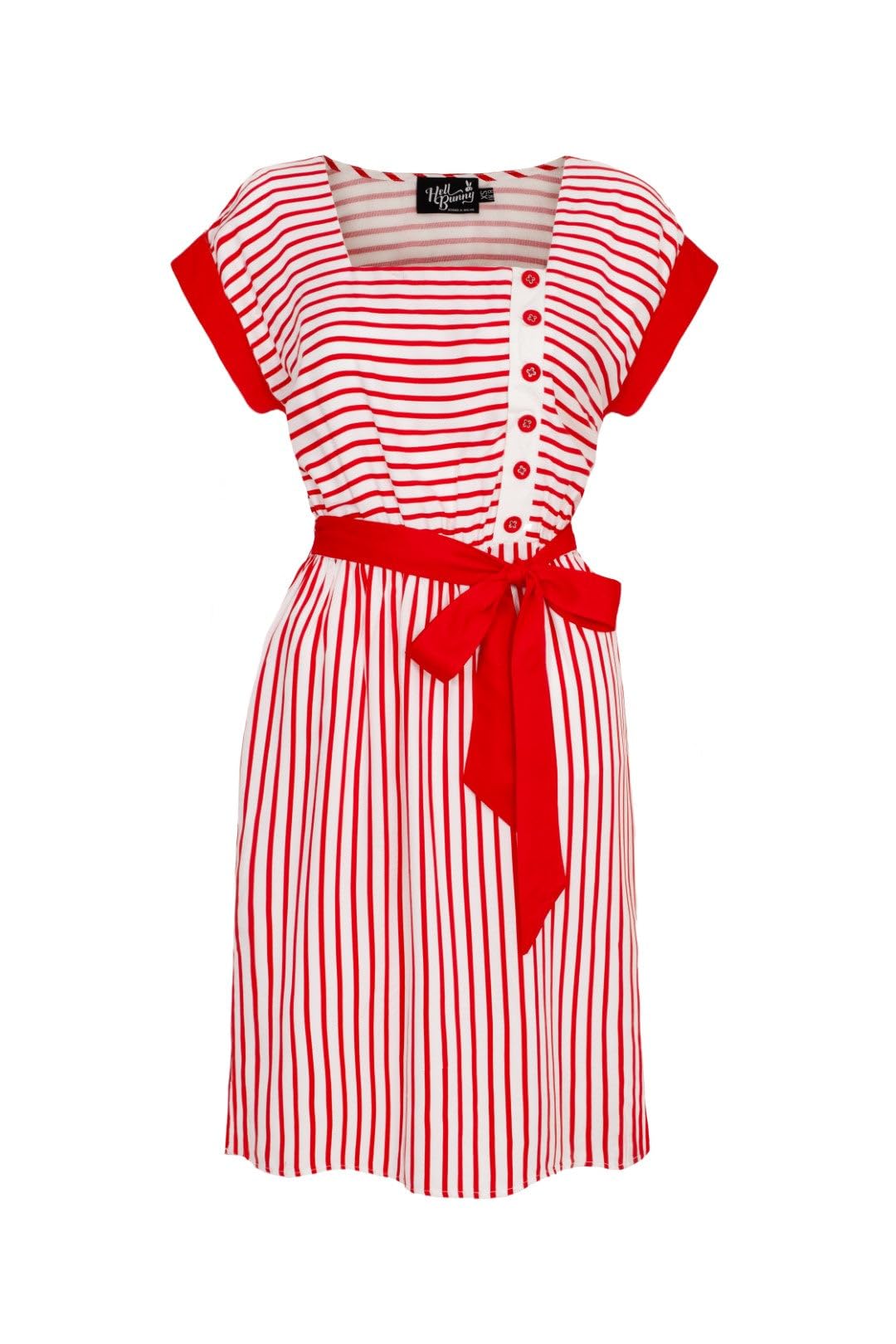 Hell Bunny Unisex Red Ahoy Dress