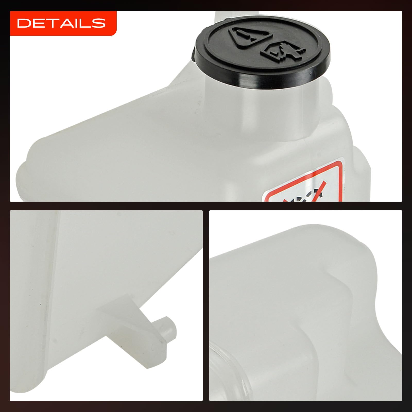 Frankberg Depósito de compensación Refrigerante Compatible con M.i.n.i cabrio R52 C.o.o.p.e.r M.i.n.i cabrio R52 One M.i.n.i R50 R53 One M.i.n.i R50 R53 C.o.o.p.e.r Replace# 17107515485,V20-1568