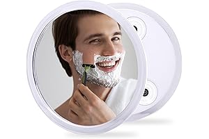 Fogless Shower Mirror with Suction Cups