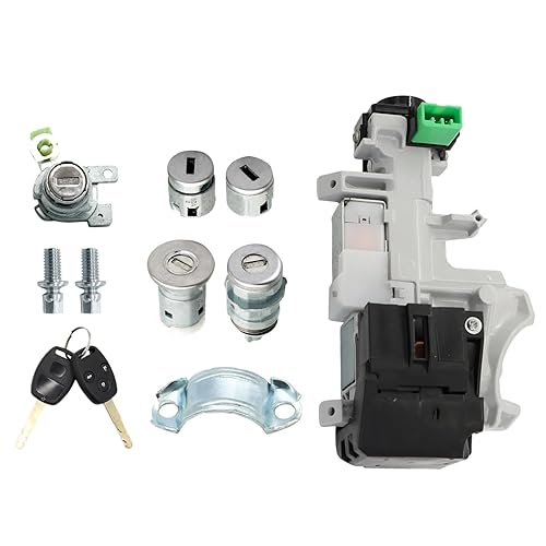 Yunnergo Interruptor de encendido Cerradura de puerta Cilindro Inmovilizador Llaves 06351-SDA-A70 Compatible con Accord 2003 2004 2005 2006 2007