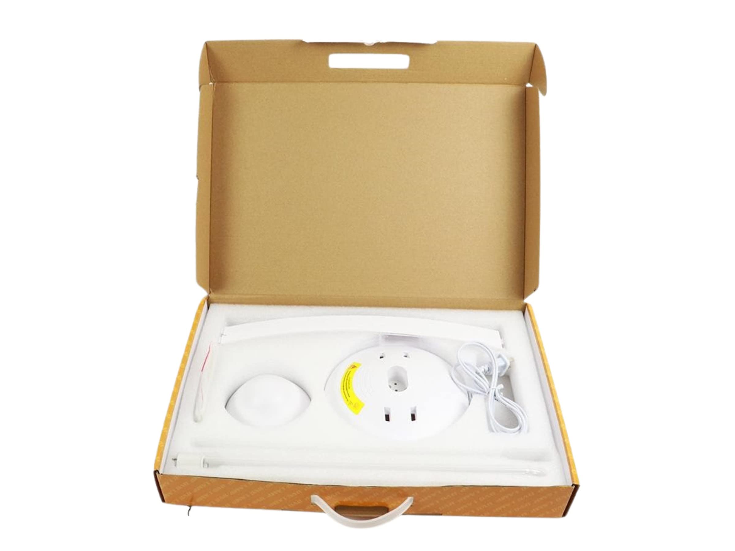 CARSO Lampada di sterilizzazione UV con ozono UV-C, 65 W, velocità di disinfezione batterica, 99%, lampada disinfettante per casa, stanza, ufficio, scuola, colore bianco