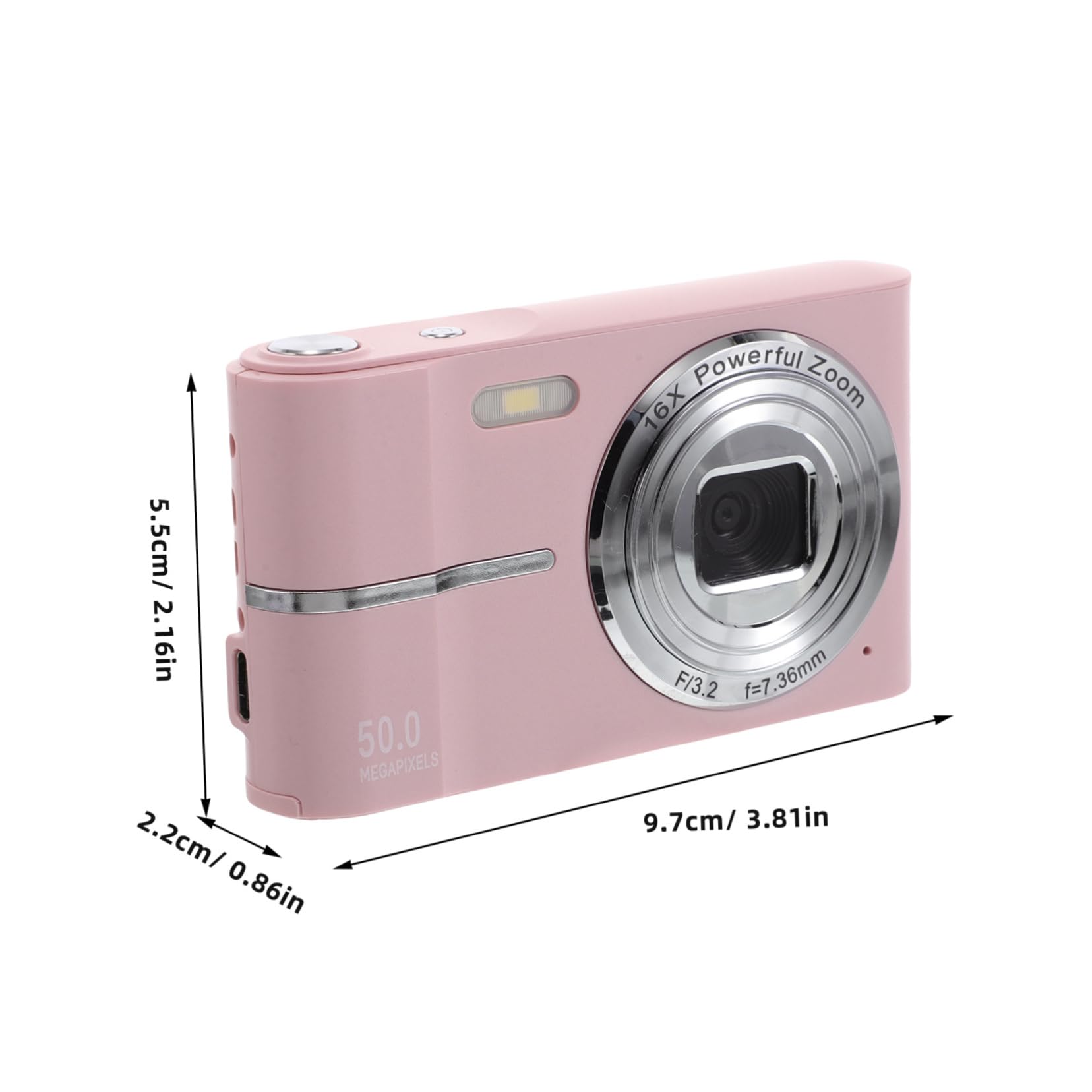 DOITOOL Mini Cámara Digital Compacta con Zoom Diseño Ligero y Bonito para Adolescentes y Adultos para Vlogs Viajes y Uso Diario