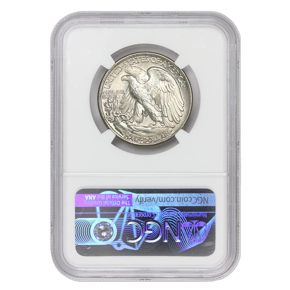 1945 American Silver Walking Liberty Half Dollar MS-67+ $0.50