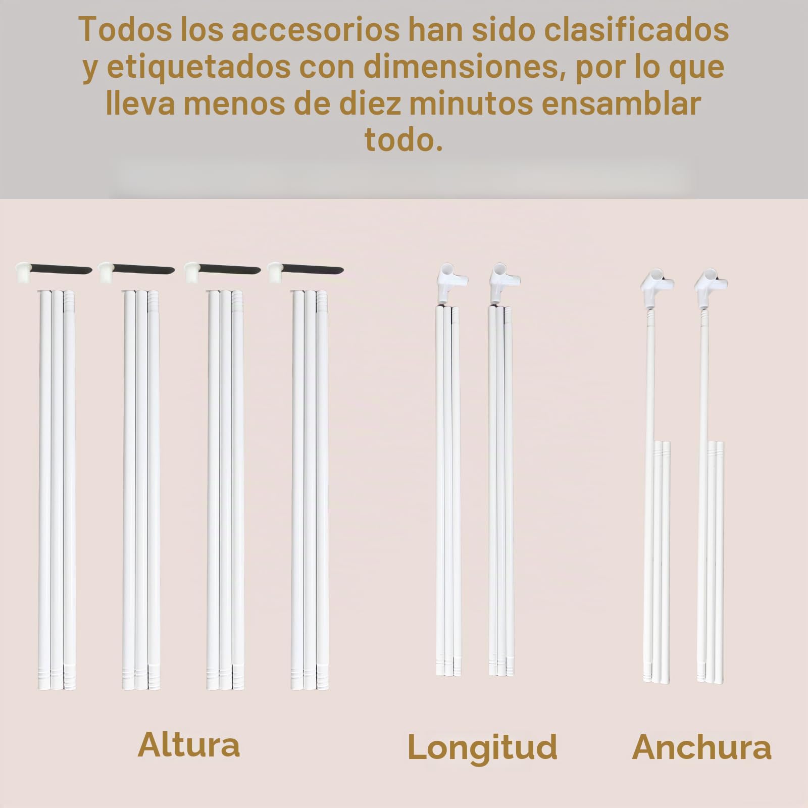 Beyeutao Cielo de cama 100 x 200 cm blanco con mosquitero de dosel