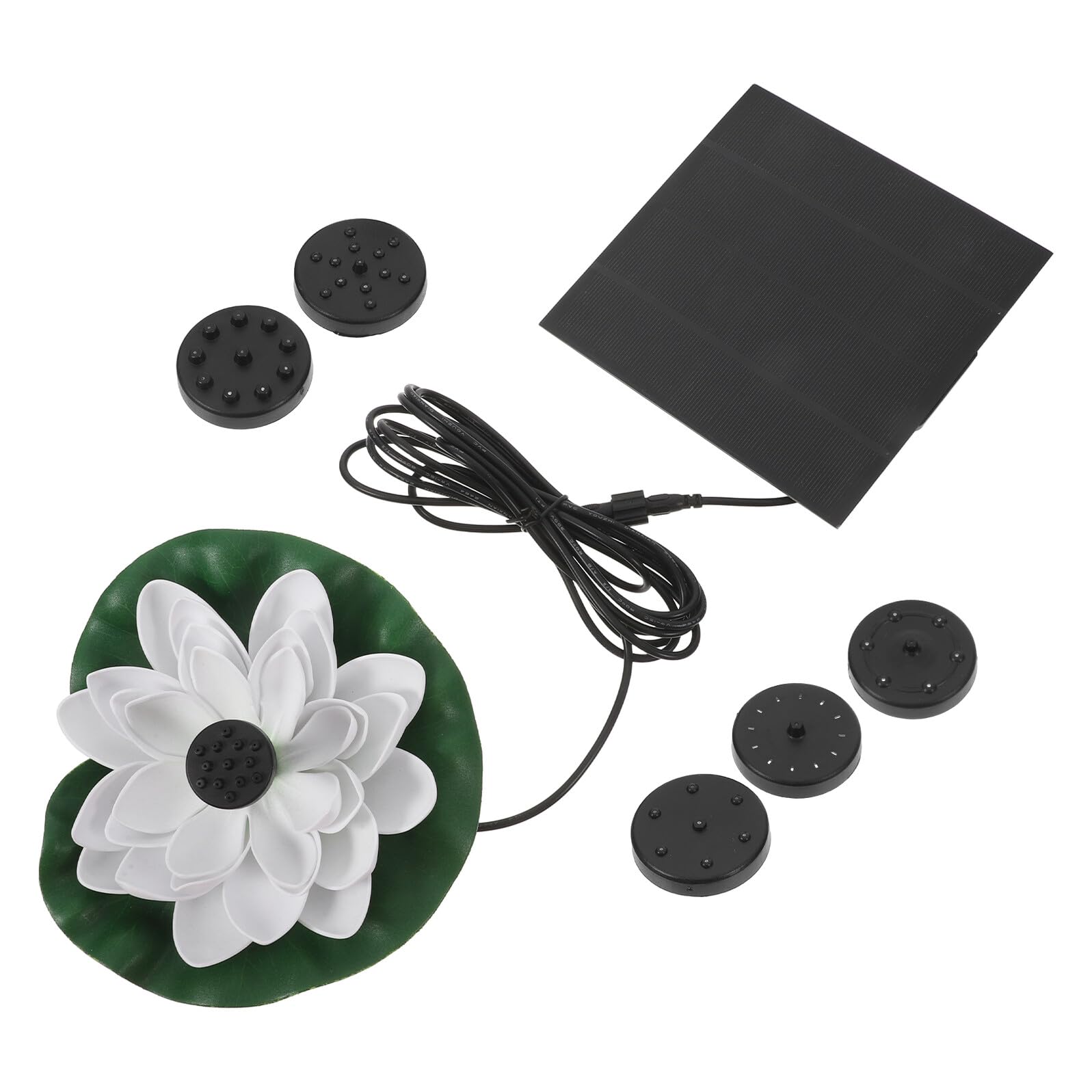 Fontaine solaire de jardin pour bassin pour animer l'eau stagnante