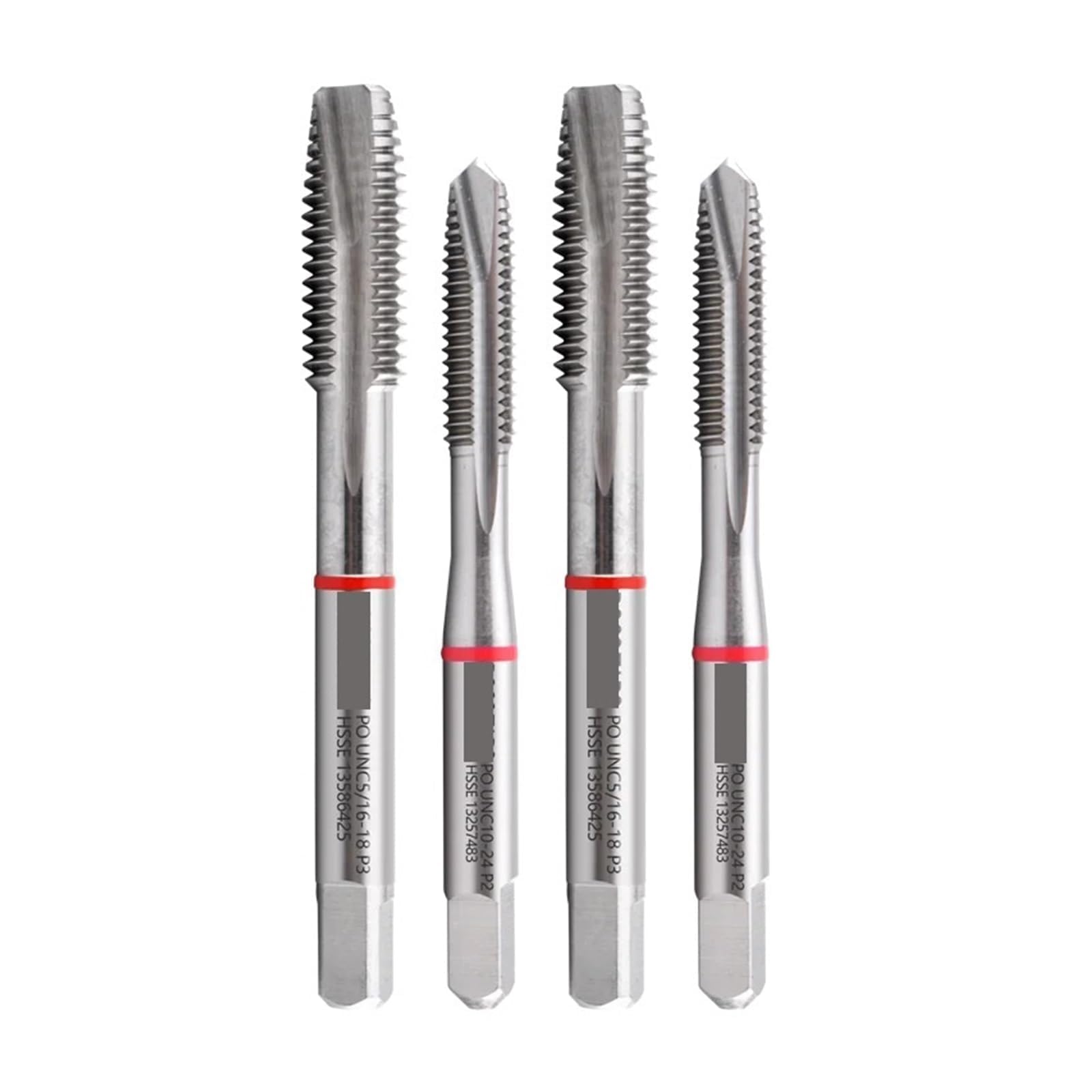 Grifo de rosca de tubo, grifos de rosca en espiral para UNC y UNF, opciones de metal duraderas para tuberías y grifos, múltiple, perfecto para aplicaciones de fontanería