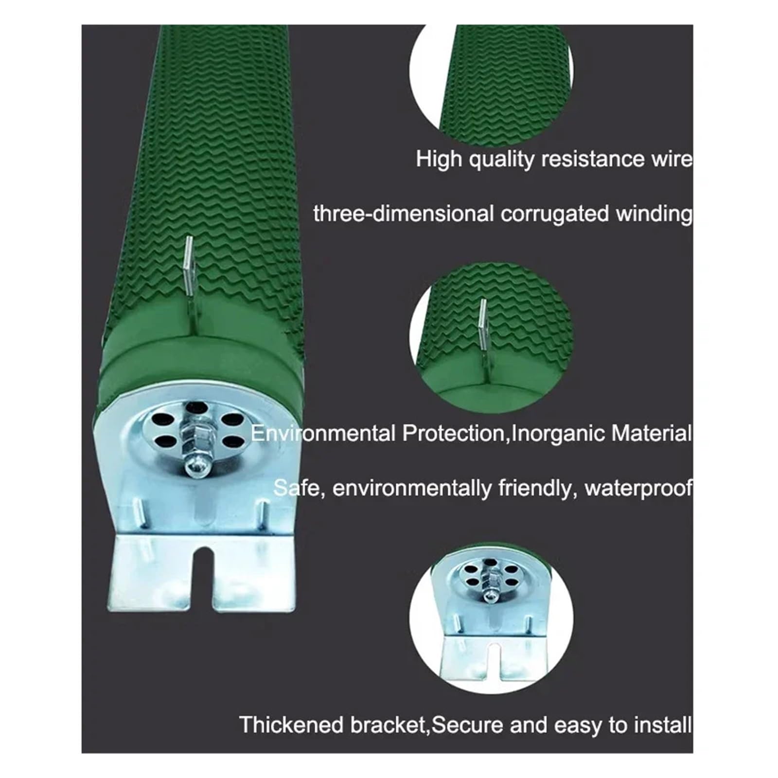 Résistance bobinée réglable RX20-T,(300W 5 Ohm)