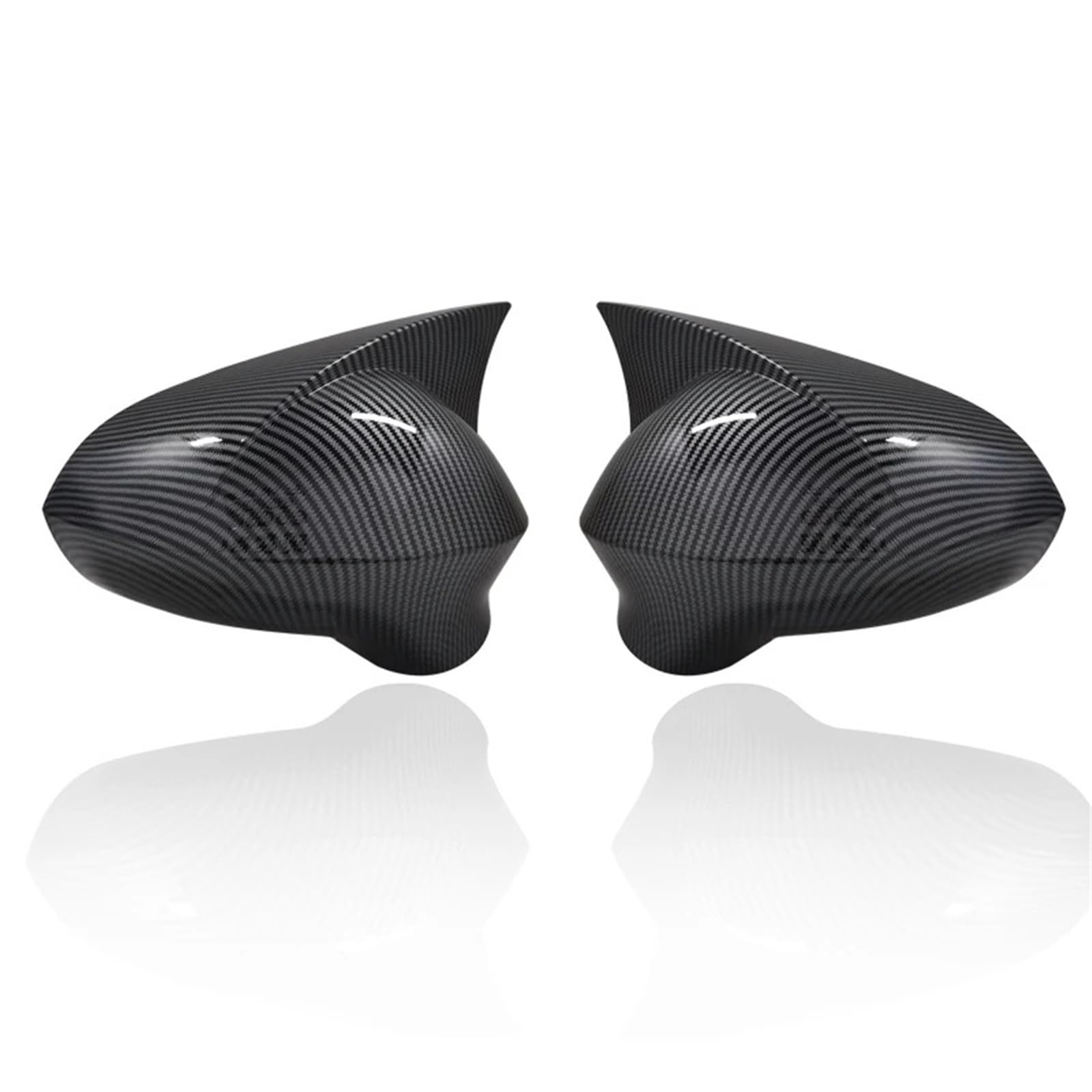Coques de rétroviseurs ABS noir pour Seat Leon MK2 Ibiza MK4 Exeo