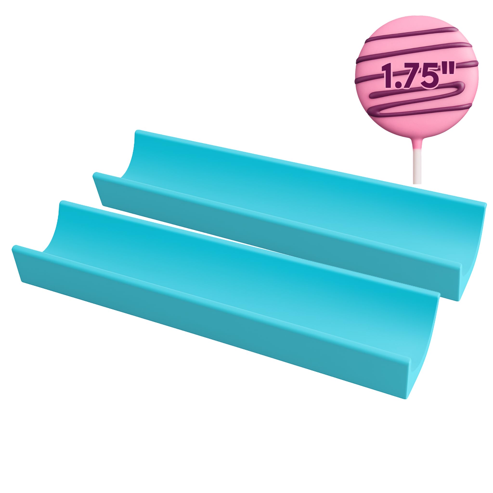 2 Deluxe Circle Cake Pop 9in Trays – Easy Cake Pop Circle Maker for Perfect Treats -Cake Pop Cutter, Cake Pop Kit, Baking Molds For Desserts