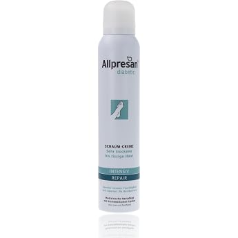 Allpresan Diabetic Repair Foam Cream Foot Care with Urea for Diabetes Mellitus for Very Dry to Cracked Feet 200 ml