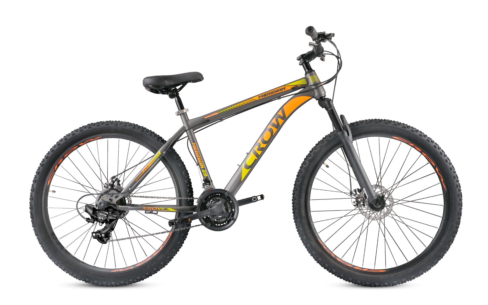 CROW - Meridian 21 Speed | 27.5" Unisex MTB | 21 Gear Mountain Cycle | Dual DISC Brakes | Suspension Fork | Ideal for Boys/Girls/Men/Women-picture-19