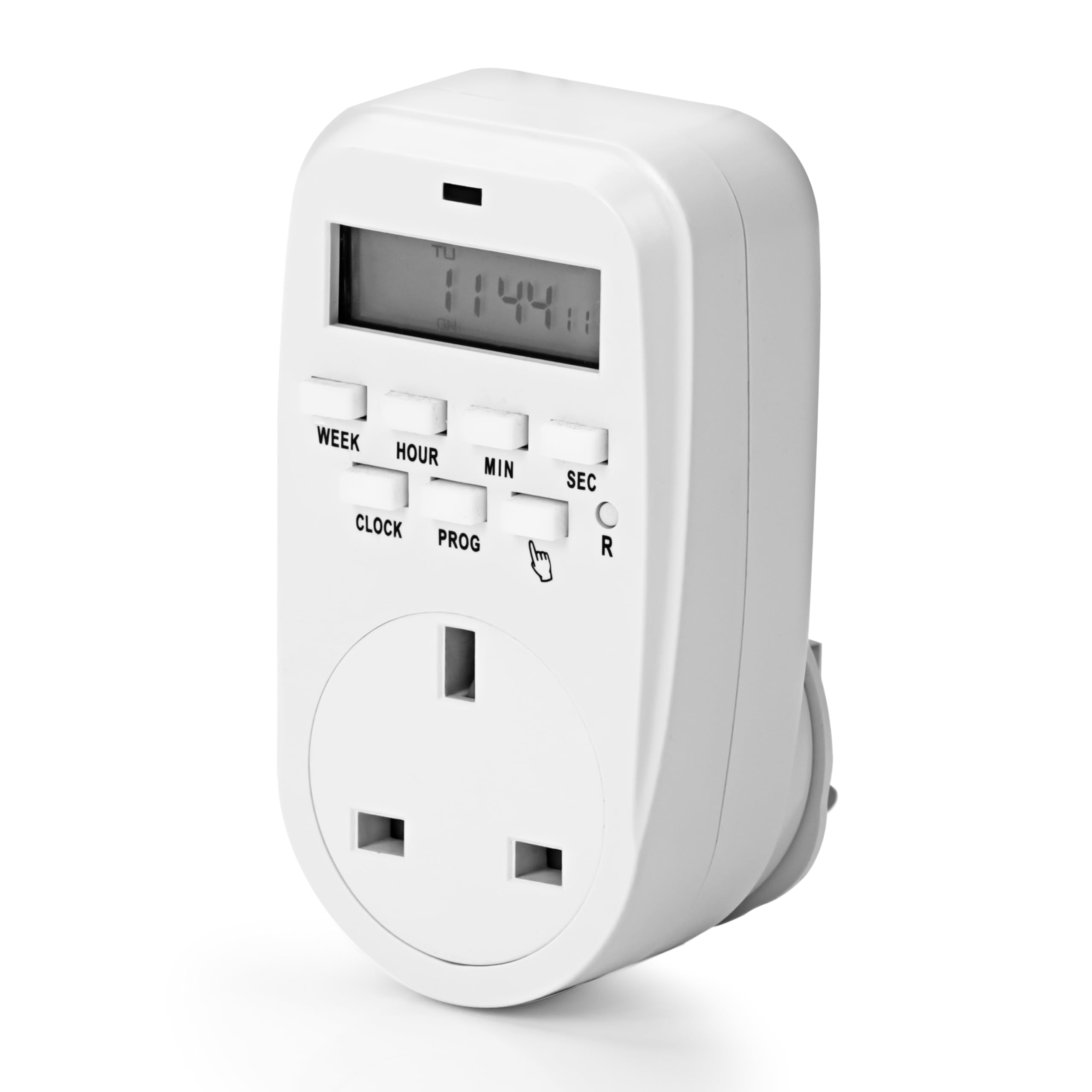 Status: IONOS Timer Switch | 7 Day Digital Timer Light Switch | White UK Plug | ION7DDT10 | Digital