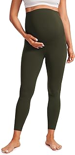Butterluxe Maternity Leggings Over The Belly 25" - Soft Pregnancy Leggings Stretchy Workout Activewear Yoga Pants