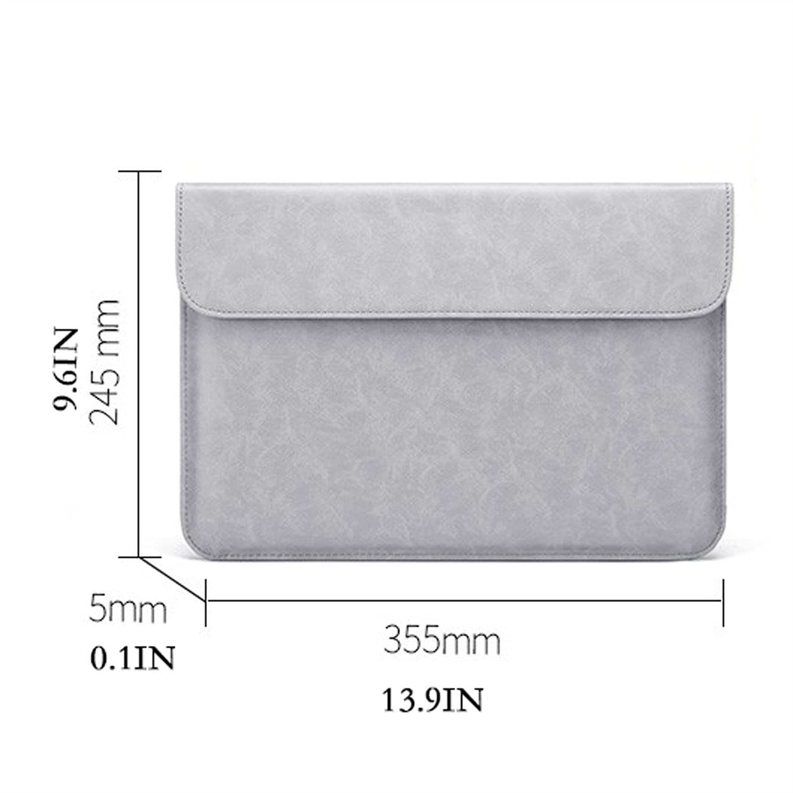 Borsa a Tracolla per Laptop Custodia per laptop custodia per laptop portatile custodia per laptop portatile per taccuino per notebook portatile per laptop Scuola di viaggio (grigio / rosa) Borsa del P