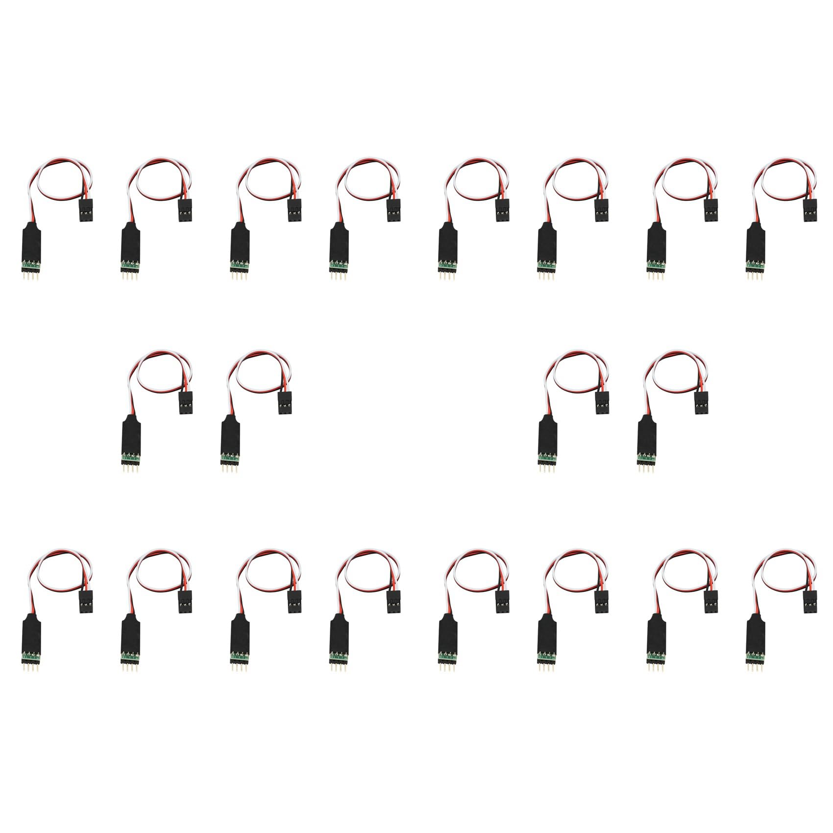 Interruptor LED de 3 canales para coche RC 1/10 pack de 20 unidades panel 3CH 7