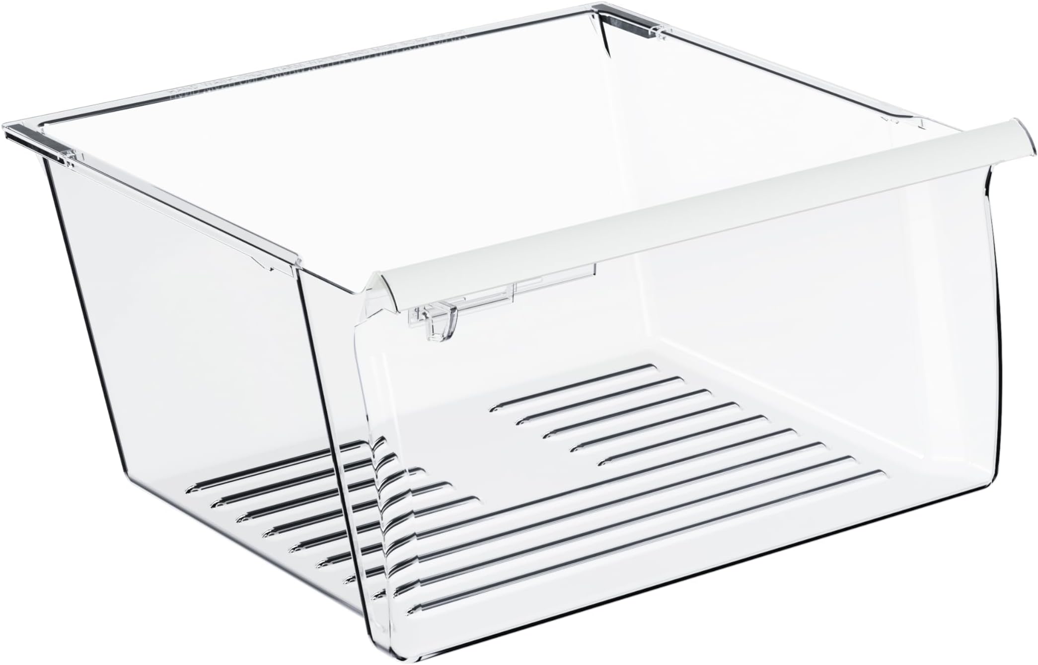 HECASA 2188656 Upper Crisper Pan W/humidity Control & Handle Cover Compatible with Whirlpool Refrigerator Crisper Drawer Replacement only