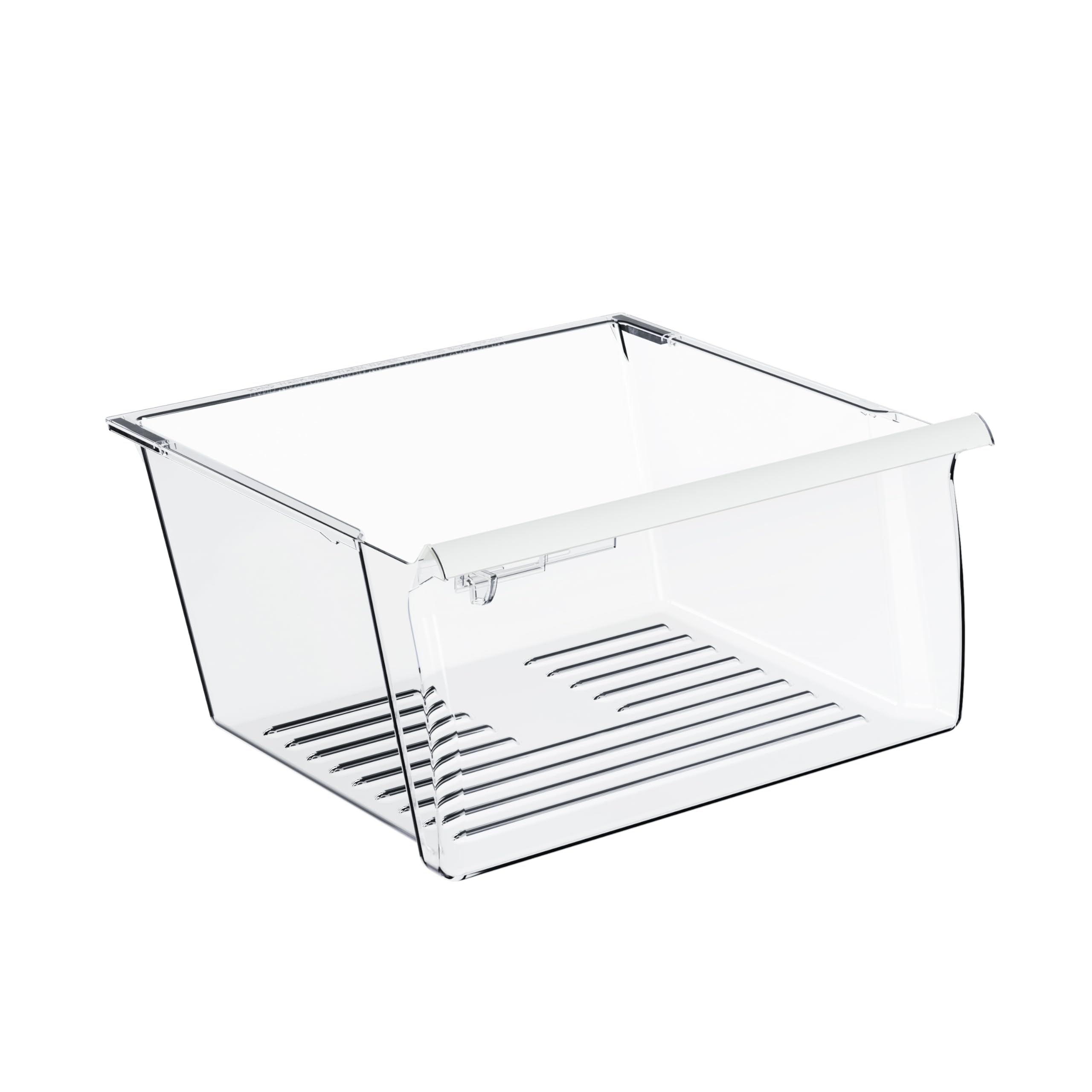 HECASA 2188656 Upper Crisper Pan W/humidity Control & Handle Cover Compatible with Whirlpool Refrigerator Crisper Drawer Replacement only
