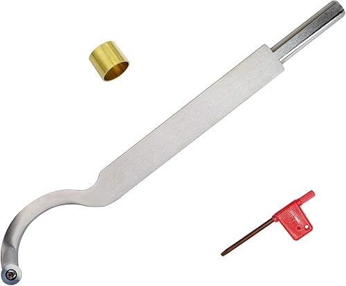 Herramienta de torneado de madera con punta de carburo H12 Herramienta de torno de madera de carburo hueco de cisne hecho de acero inoxidable con