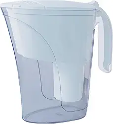 Jarra Purificadora água filtro portátil branca 1,5 Litros Inmetro