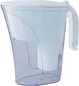 Jarra Purificadora água filtro portátil branca 1,5 Litros Inmetro