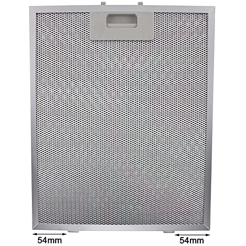 SPARES2GO Universal Dunstabzugshaube Metall Fettfilter (Silver, 320 x