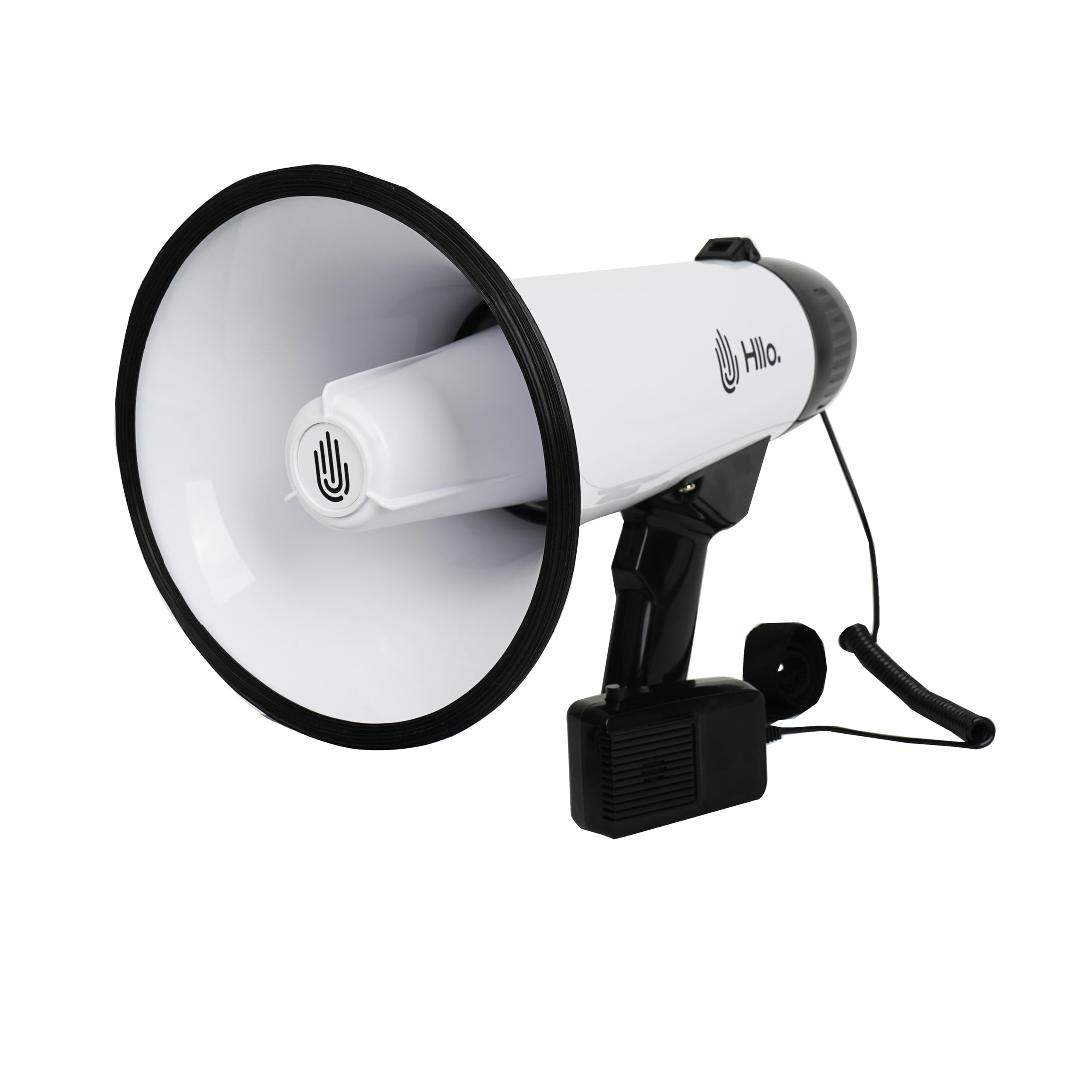 Megáfono 111dB con Sirena y Control de Volumen, Alcance 300 Metros