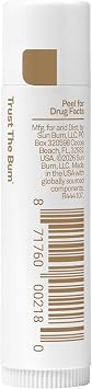 مرطب الشفاه الواقي من الشمس المعدني Sun Bum SPF 30 - متوافق مع قانون هاواي رقم 104 (خالي من الأوكتينوكسات والأوكسيبنزون) - حماية الشفاه واسعة النطاق من الأشعة فوق البنفسجية فئة A/UVB القائمة على الزنك - عصا سعة 0.15 أونصة