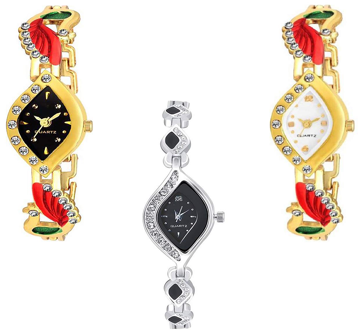 RPS FASHION WITH DEVICE OF R Analog Multi Color Combo Pack of 3 Bangle Watch for Women and Girls (B0851FM8S9) Amazon Price History, Amazon Price Tracker