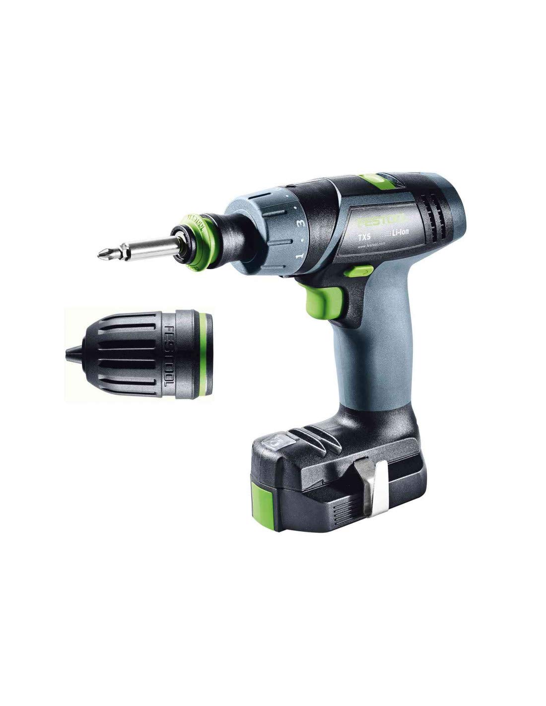 Festool Taladro atornillador a batería TXS 2,6-Plus