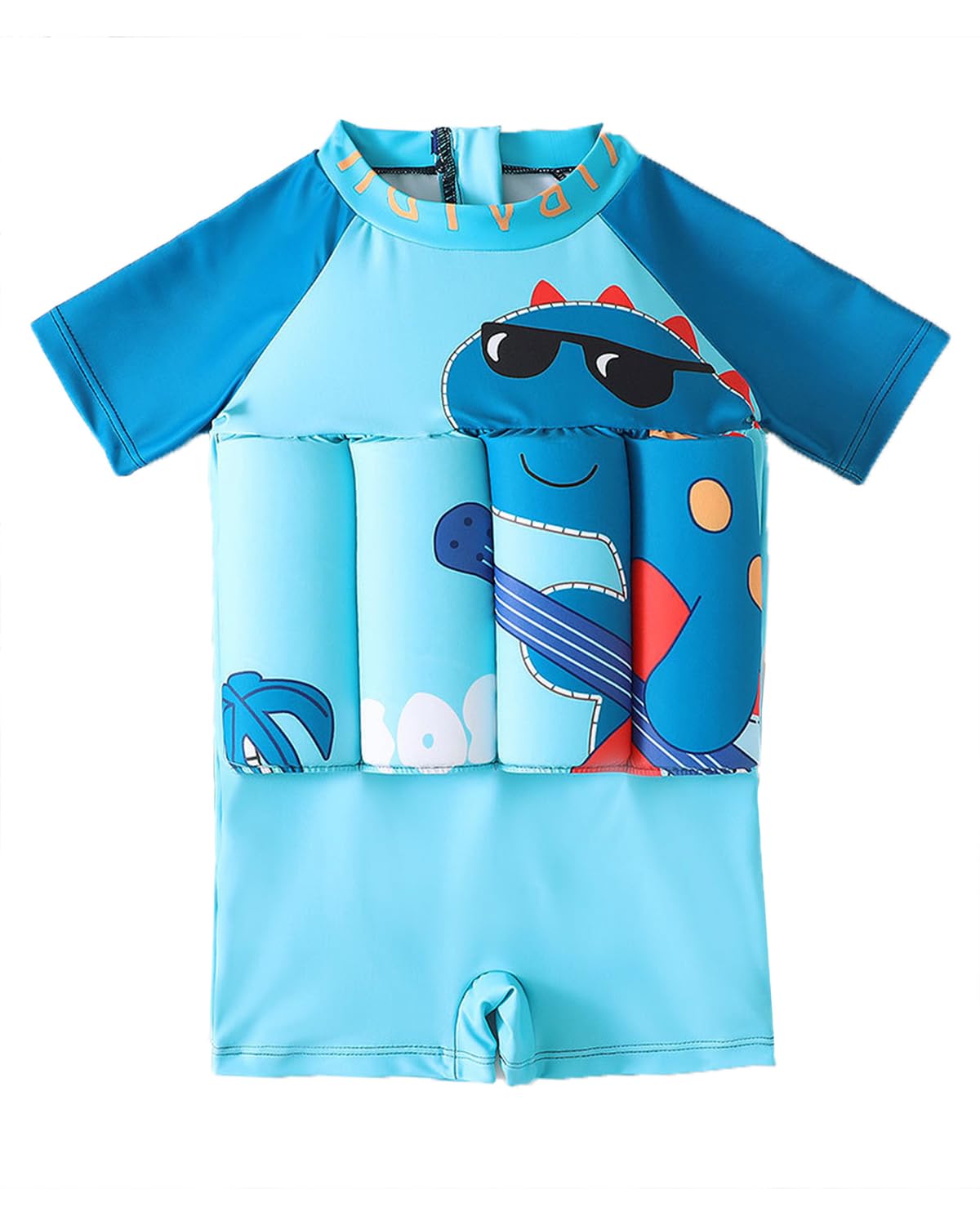 Floatie Swimsuit for Toddlers Boys Girls Floating Bathing Suit Baby Kids Float Learn to Swim Suit Floatation Beach Pool 1-6Y