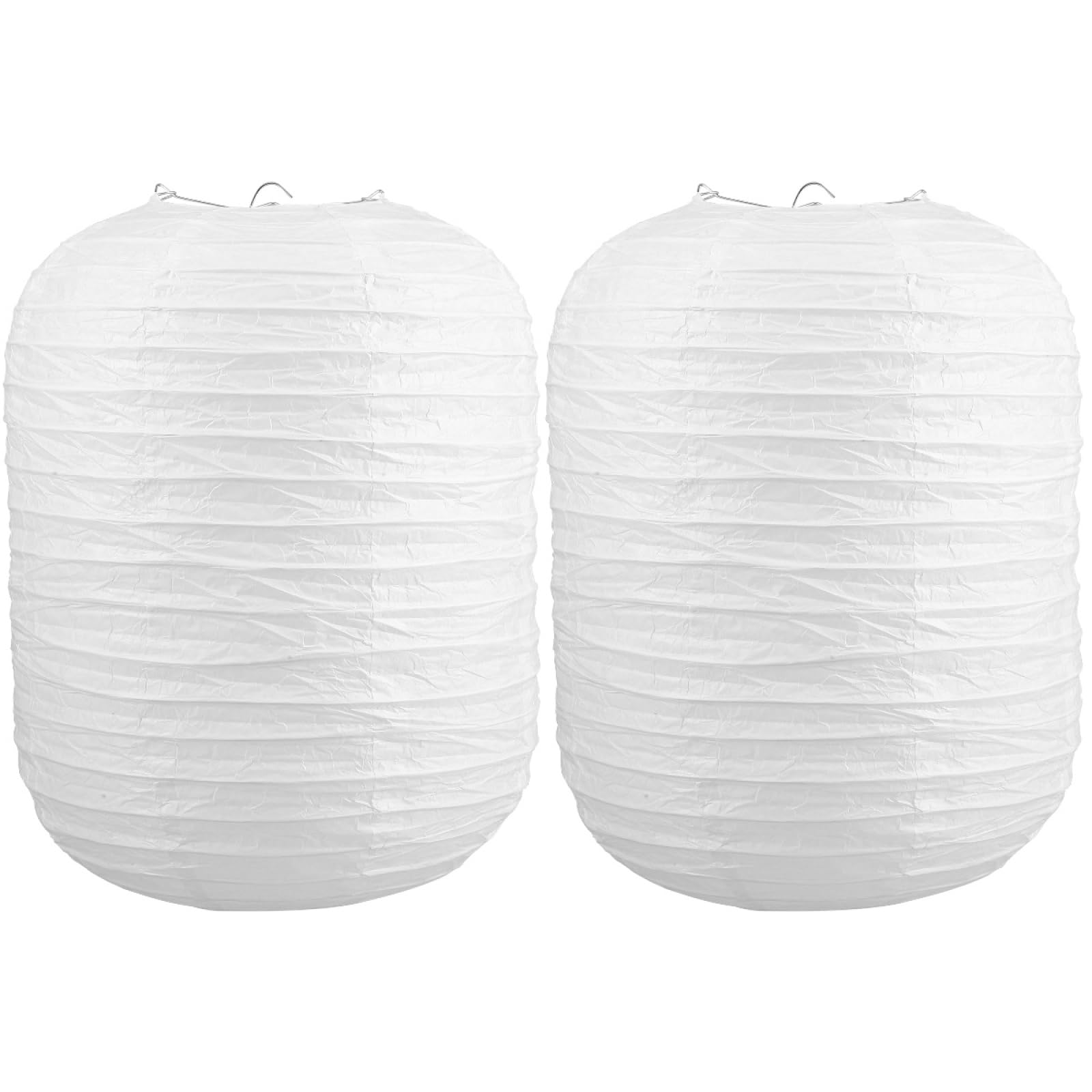 DECHOUS 2pcs Hanging Pendant Lamp Shade Foldable Paper Lantern Lampshade Decoration for Party Home Garden DIY Craft